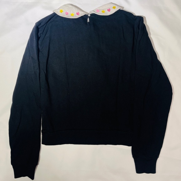 Teddy Fresh Black Sweatshirt with White Collar - Picture 2 of 4